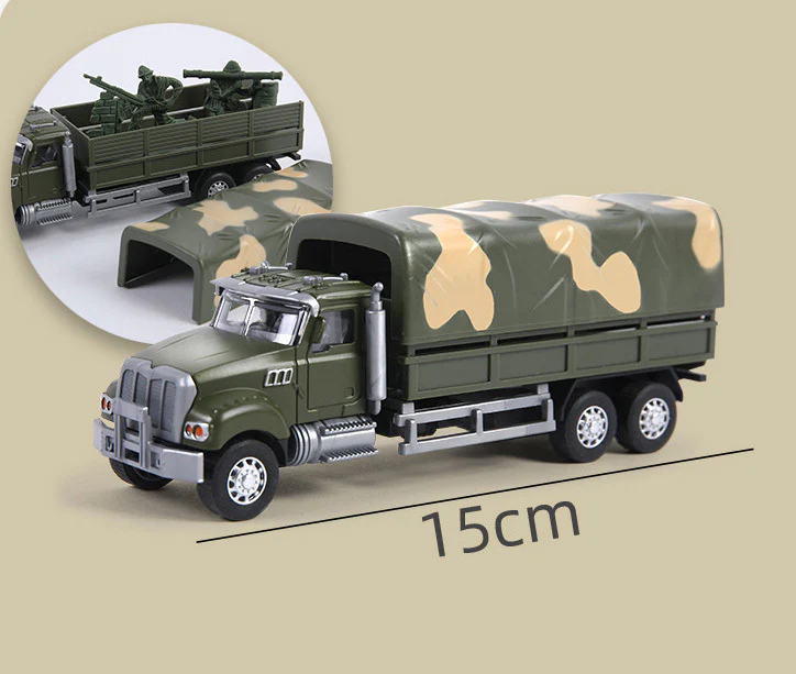 6 PCS Military Toy Set Army Vehicles Cars Helicopter Submarine Set Metal Toys - Image 7