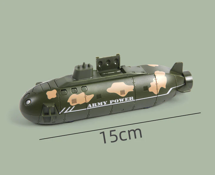 6 PCS Military Toy Set Army Vehicles Cars Helicopter Submarine Set Metal Toys - Image 9