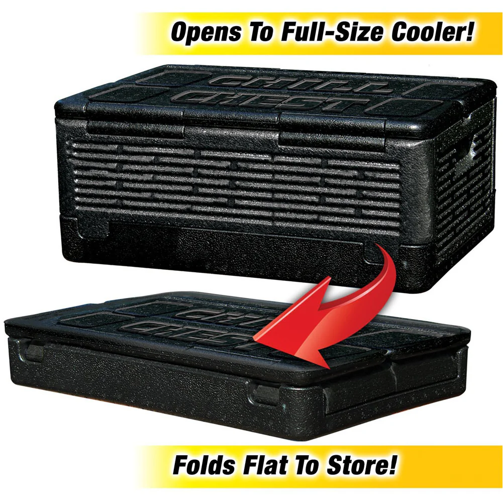 60 Cans Chill Chest Cooler Collapsible Portable Outdoor Thermos Insulated Waterproof Cool Storage Box - Image 5