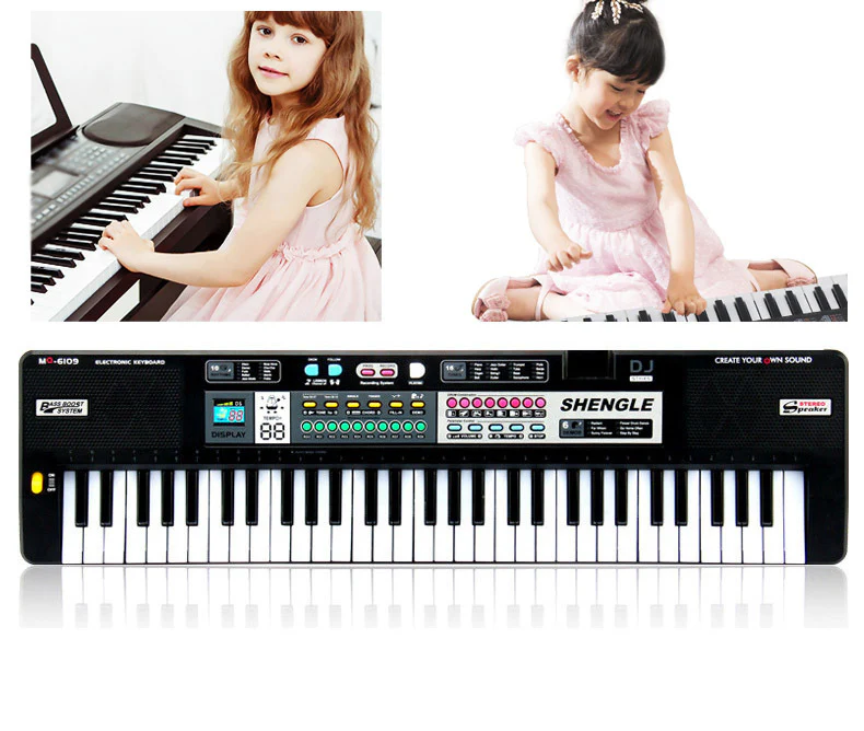 61 Keys Deluxe Electronic Musical Keyboard Toy Piano - Image 16