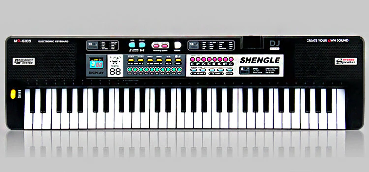 61 Keys Deluxe Electronic Musical Keyboard Toy Piano - Image 2