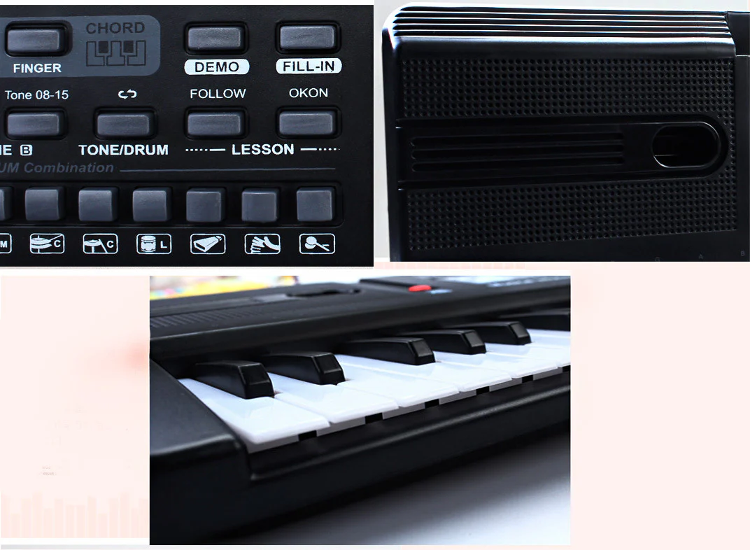 61 Keys Electronic Musical Keyboard Toy Piano - Image 6