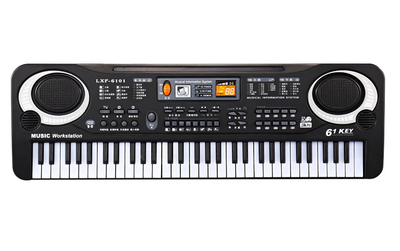 61 Keys Mini Electronic Musical Keyboard Toy Piano - Image 2