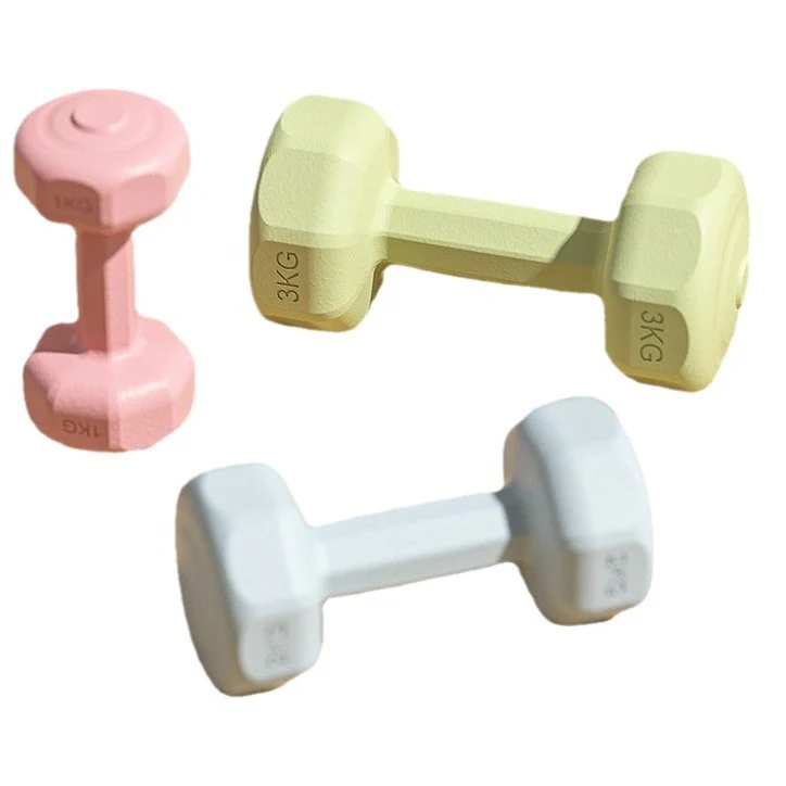 6kg Dumbbell Set 3kg Pair Neoprene Fitness Weights Blue - Image 4