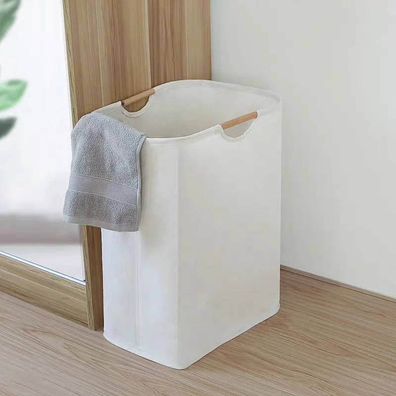 72L Large Premium Laundry Basket Storage Bag Hamper Organizer with Handle - Image 2