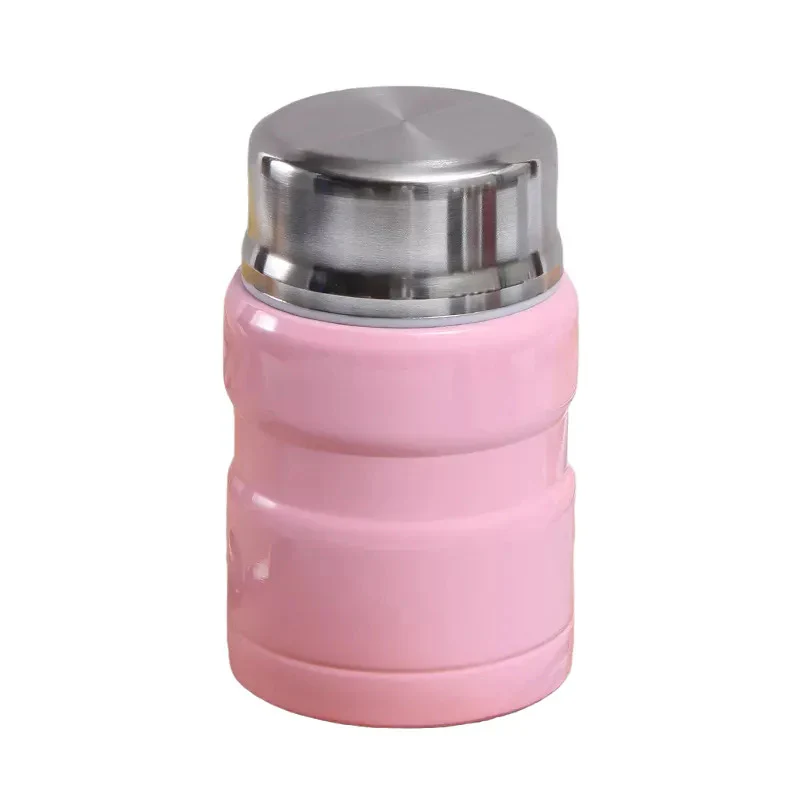 750mL Stainless Steel Vacuum Thermos Insulated Food Jar Lunch Box (Pink) - Image 10