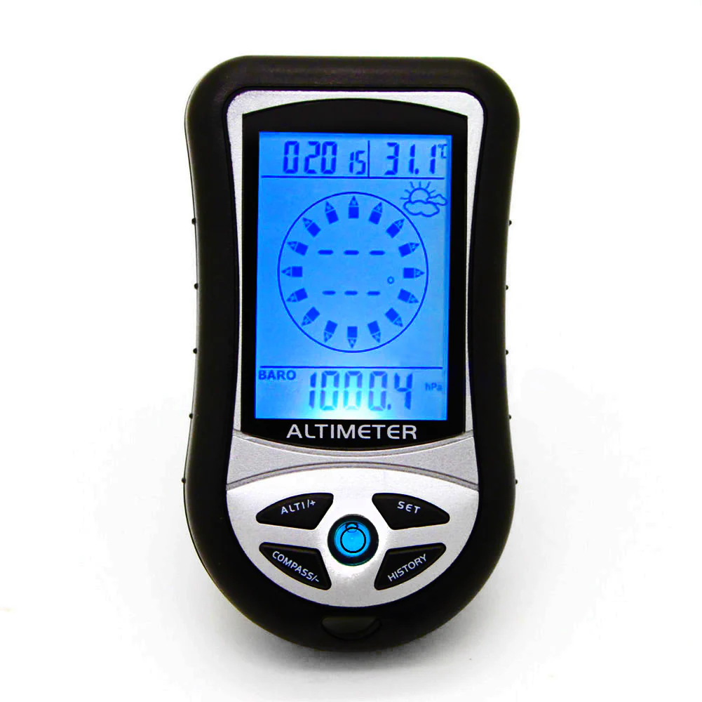 8 In 1 Digital Altimeter / Compass / Barometer / Clock & Weather Station - Image 12