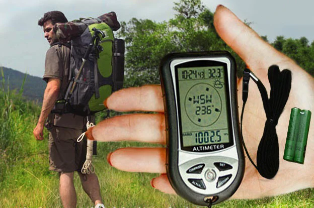 8 In 1 Digital Altimeter / Compass / Barometer / Clock & Weather Station - Image 5