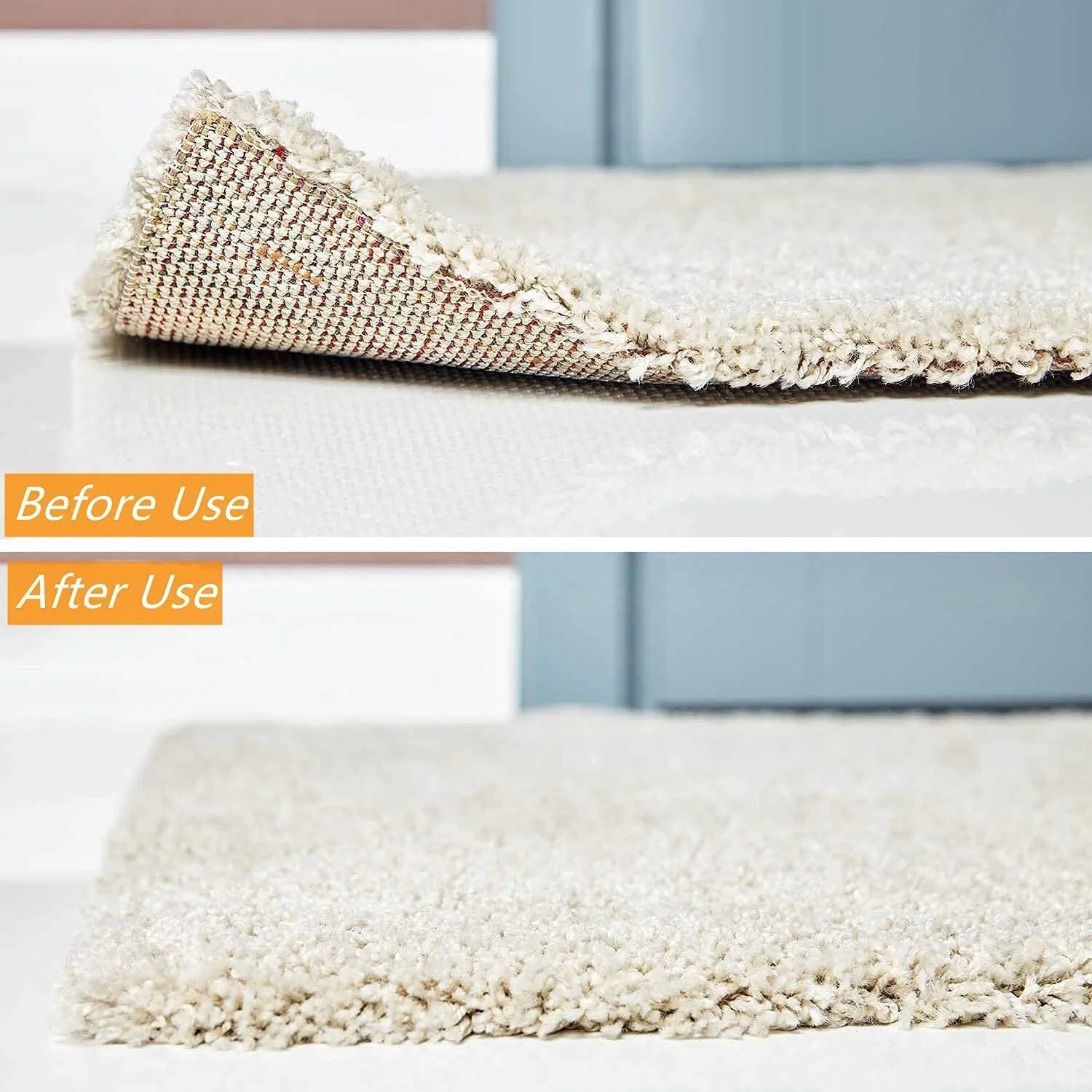 8 PCS Rug Gripper Non-Slip Carpet Grip Floor Pads - Image 8