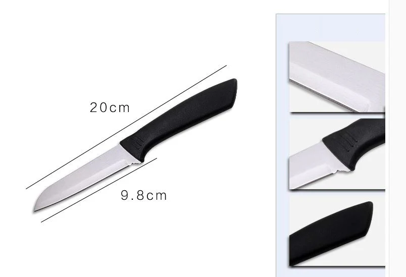 8-Piece Chef's Stainless Steel Knife Wooden Block Set - Image 12