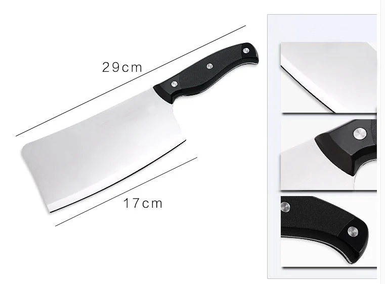 8-Piece Chef's Stainless Steel Knife Wooden Block Set - Image 8