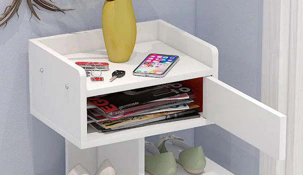 8 Tier Shoe Rack Storage Organizer (Oak) - Image 7