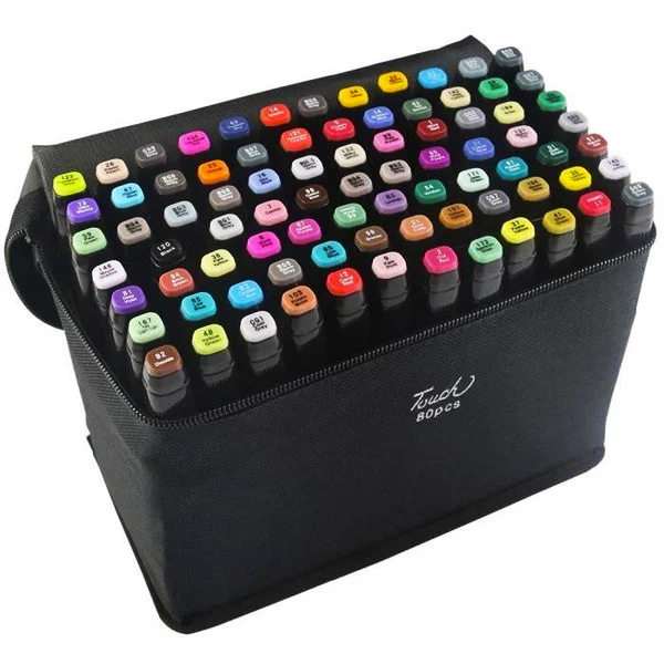 80 PC Drawing Colour Markers Pens Set - Image 3