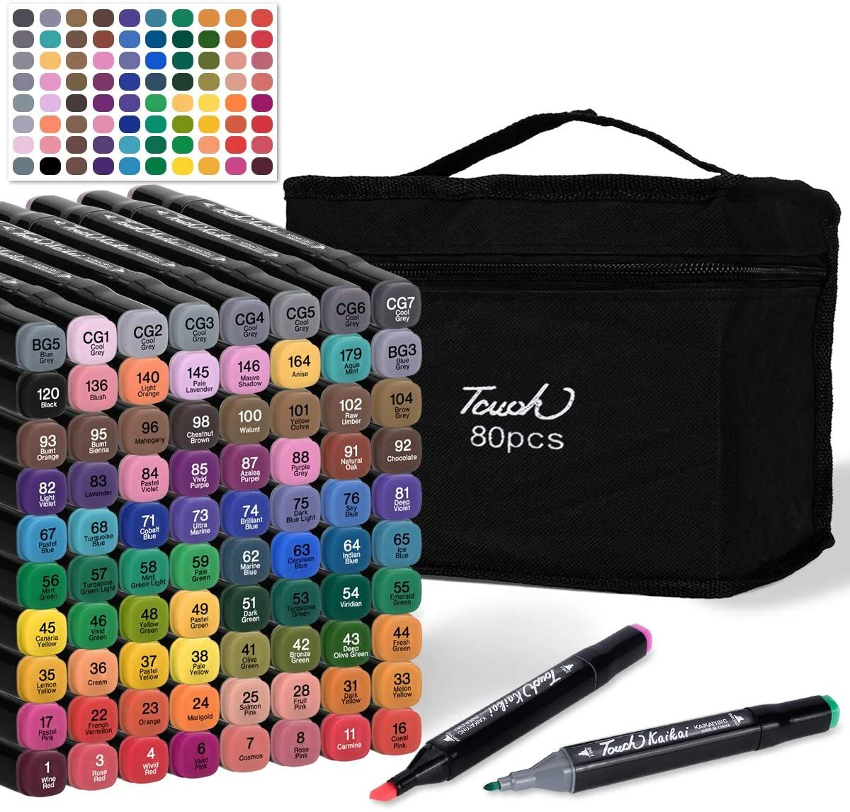 80 PC Drawing Colour Markers Pens Set - Image 8