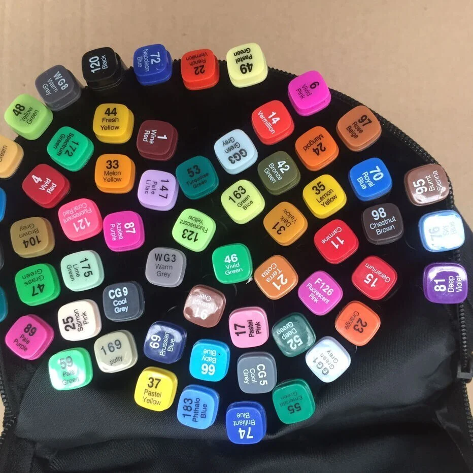 80 PC Drawing Colour Markers Pens Set - Image 9
