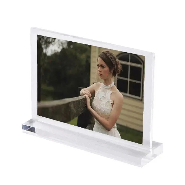 A5 Clear Acrylic Horizonal Display Sign Holder - Image 5