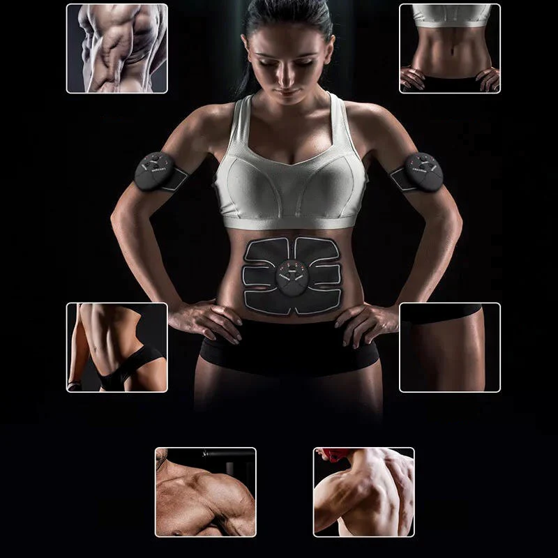 Ab Gym Pads Electronic Abdominal Fitness Fat Burning Belt Work Out Program - Image 10