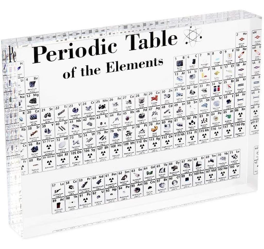Acrylic Chemical Periodic Table of Elements Display Block - Image 3
