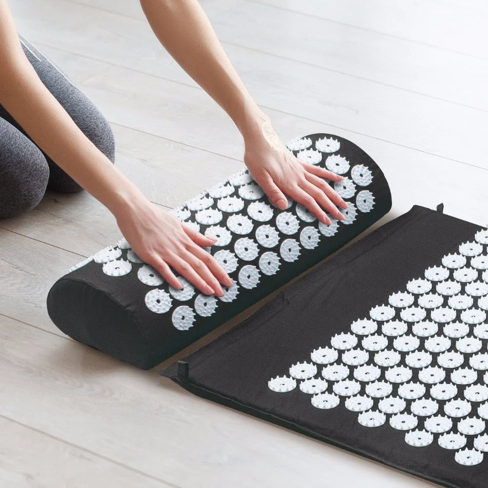 Acupressure Mat Massage Yoga Bed Cushion & Pillow Set - Image 4