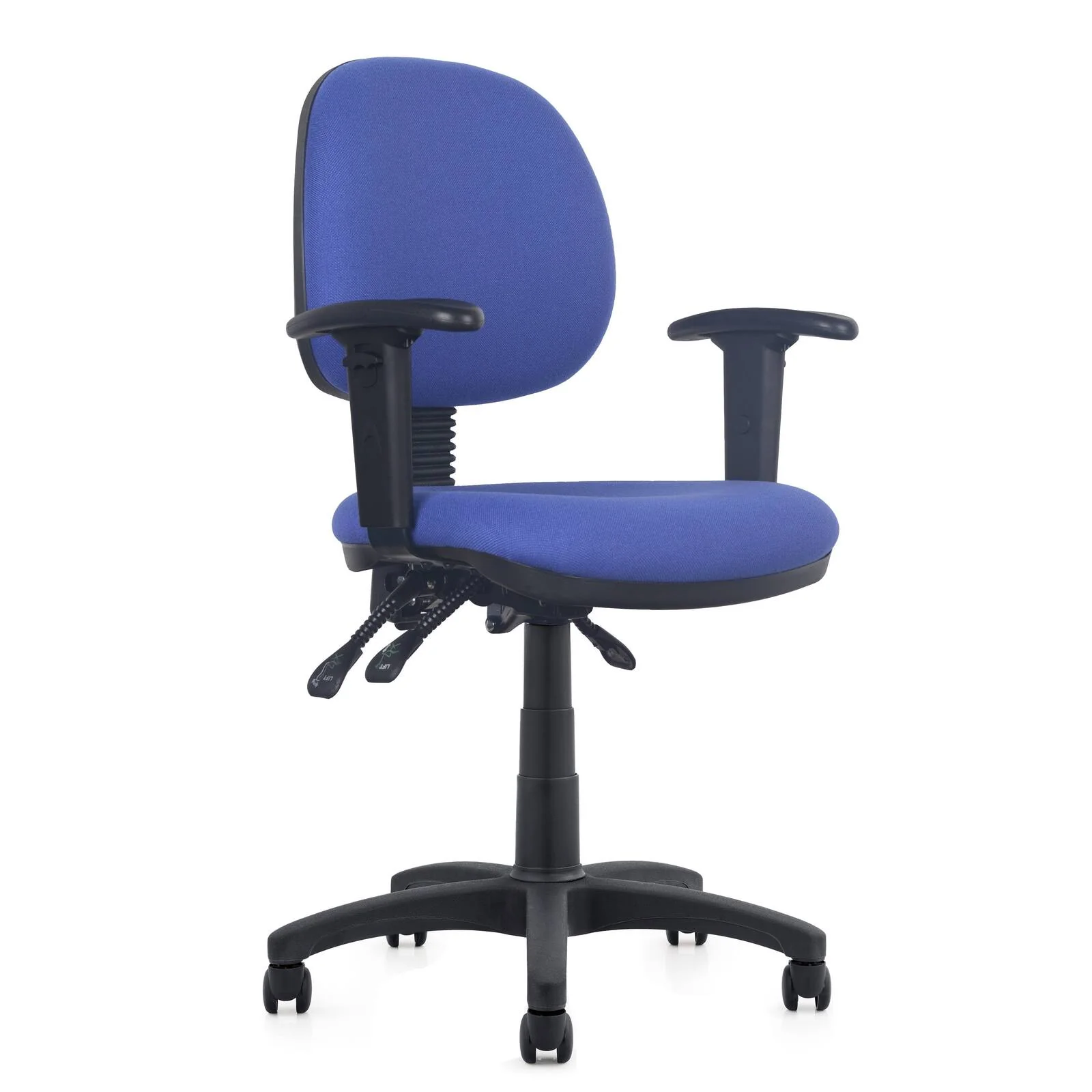 Advanced Premium Heavy Duty 3-Lever Fully Ergonomic Commercial Office Task Chair (Blue) - Image 5