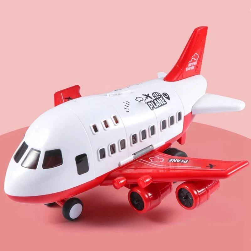 Adventure Large Aircraft Toy Dual-Mode Airliner Racetrack Racing Cars Play Set - Image 9