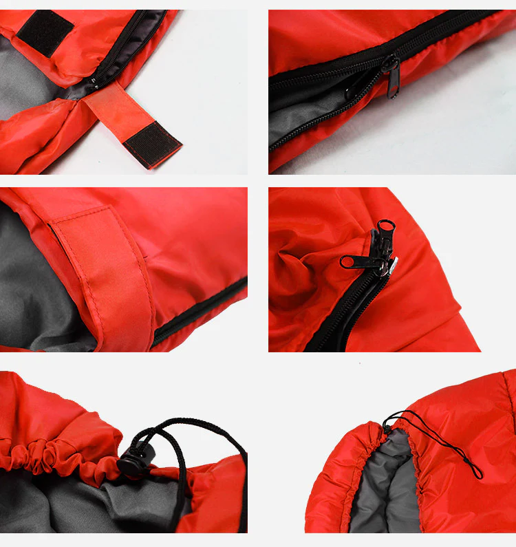 Adventurer Thermal Sleeping Bag (Red) - Image 4