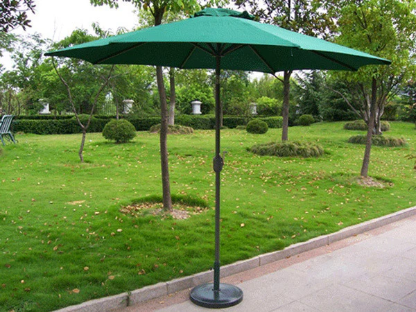 Alfresco 3m Steel Outdoor Garden Patio Market Umbrella (Green) - Image 12