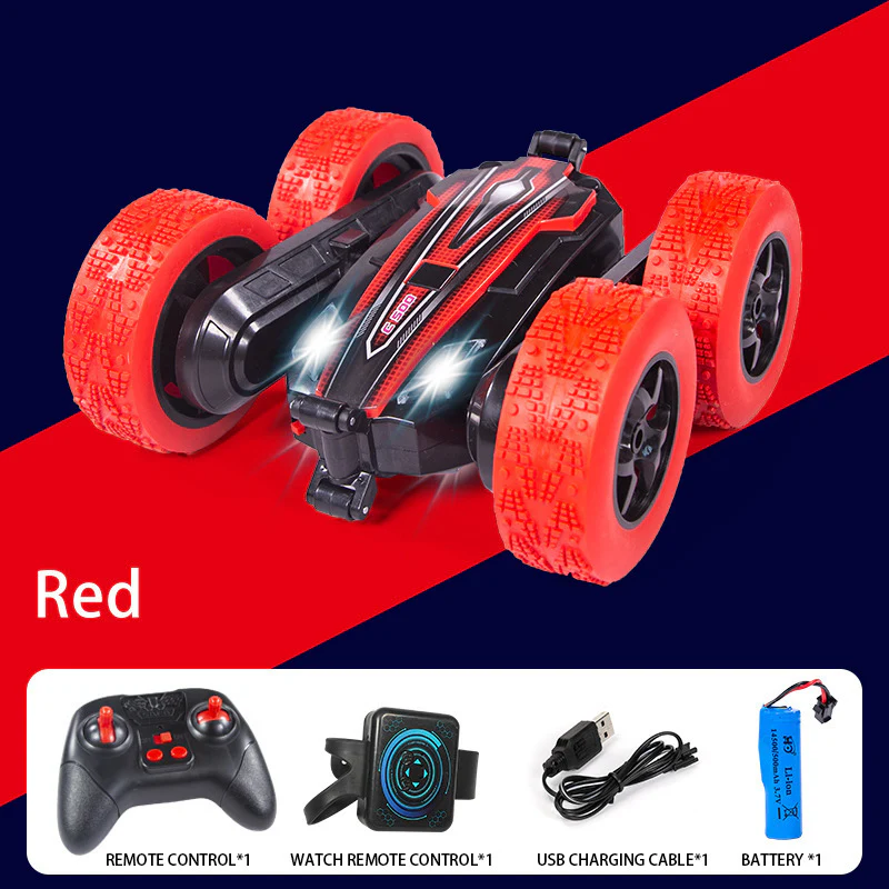 All Direction Gesture Remote Control Stunt Car (Red) - Image 3