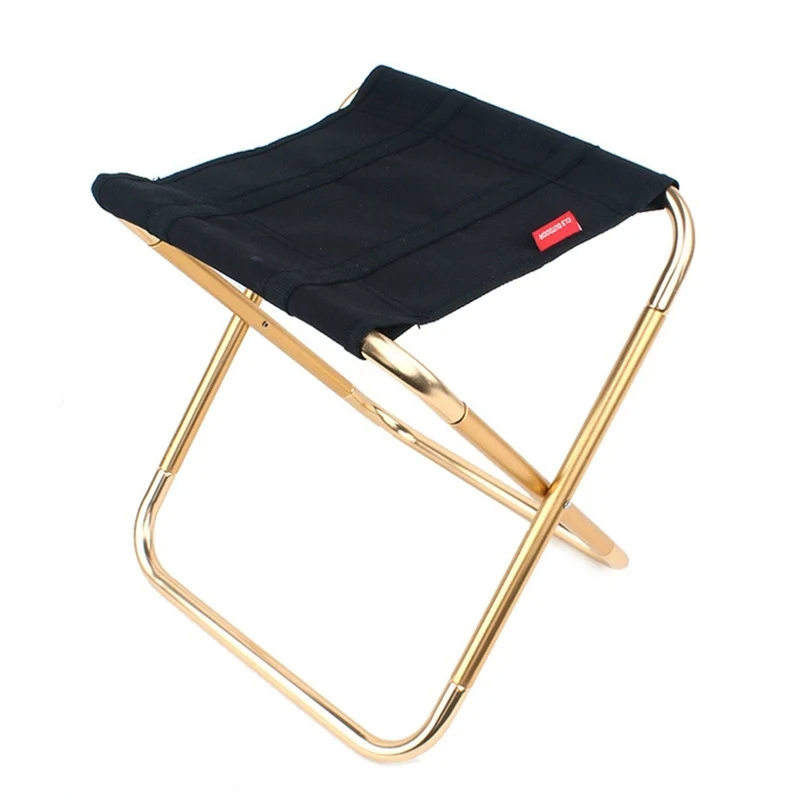 Aluminum Oxford Pocket Foldable Camping Stool Folding Chair In Bag - Image 3