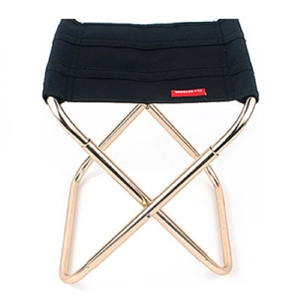 Aluminum Oxford Pocket Foldable Camping Stool Folding Chair In Bag - Image 7