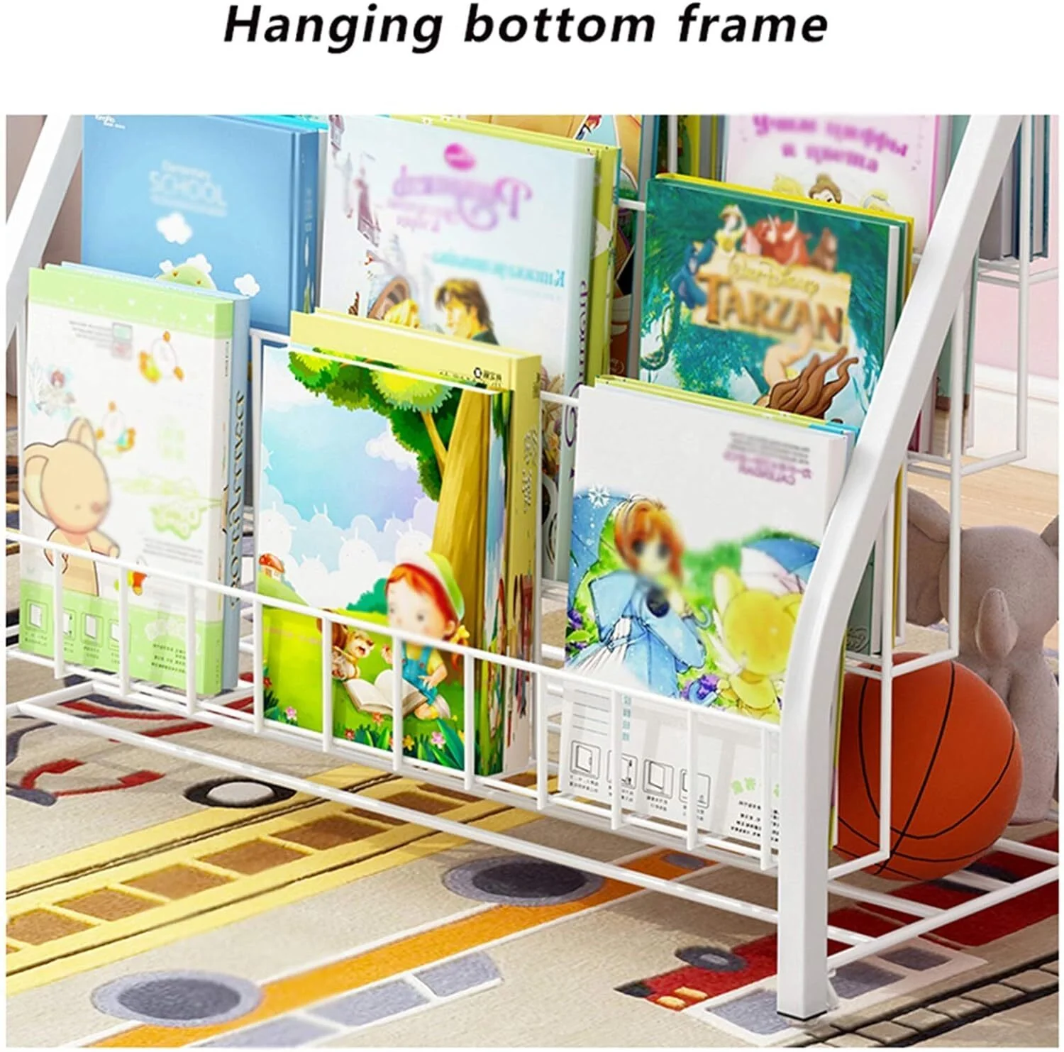 Amaze 5-Tier Bookcase Storage Shelf Magazine Rack - Image 11