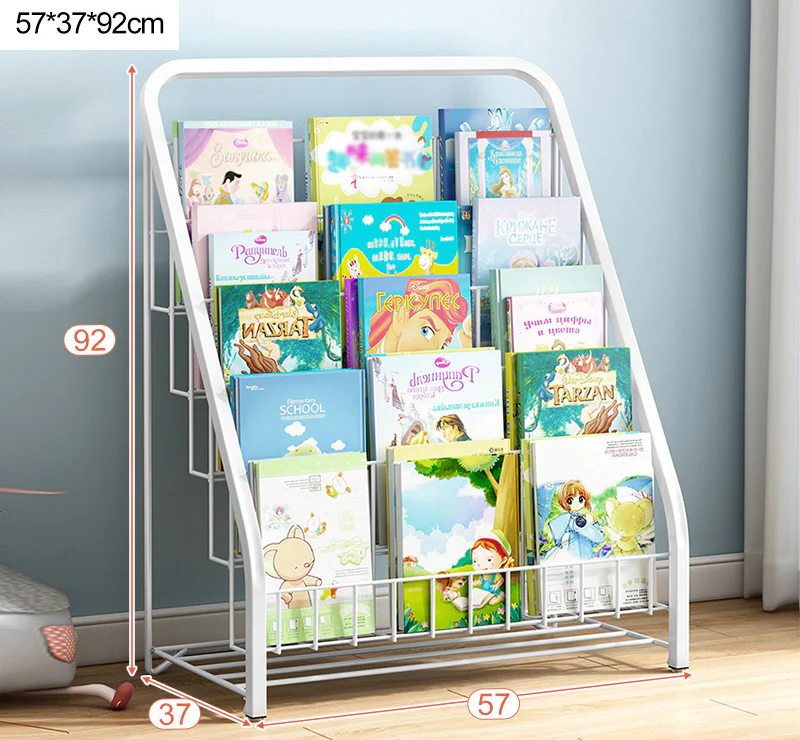 Amaze 5-Tier Bookcase Storage Shelf Magazine Rack - Image 7