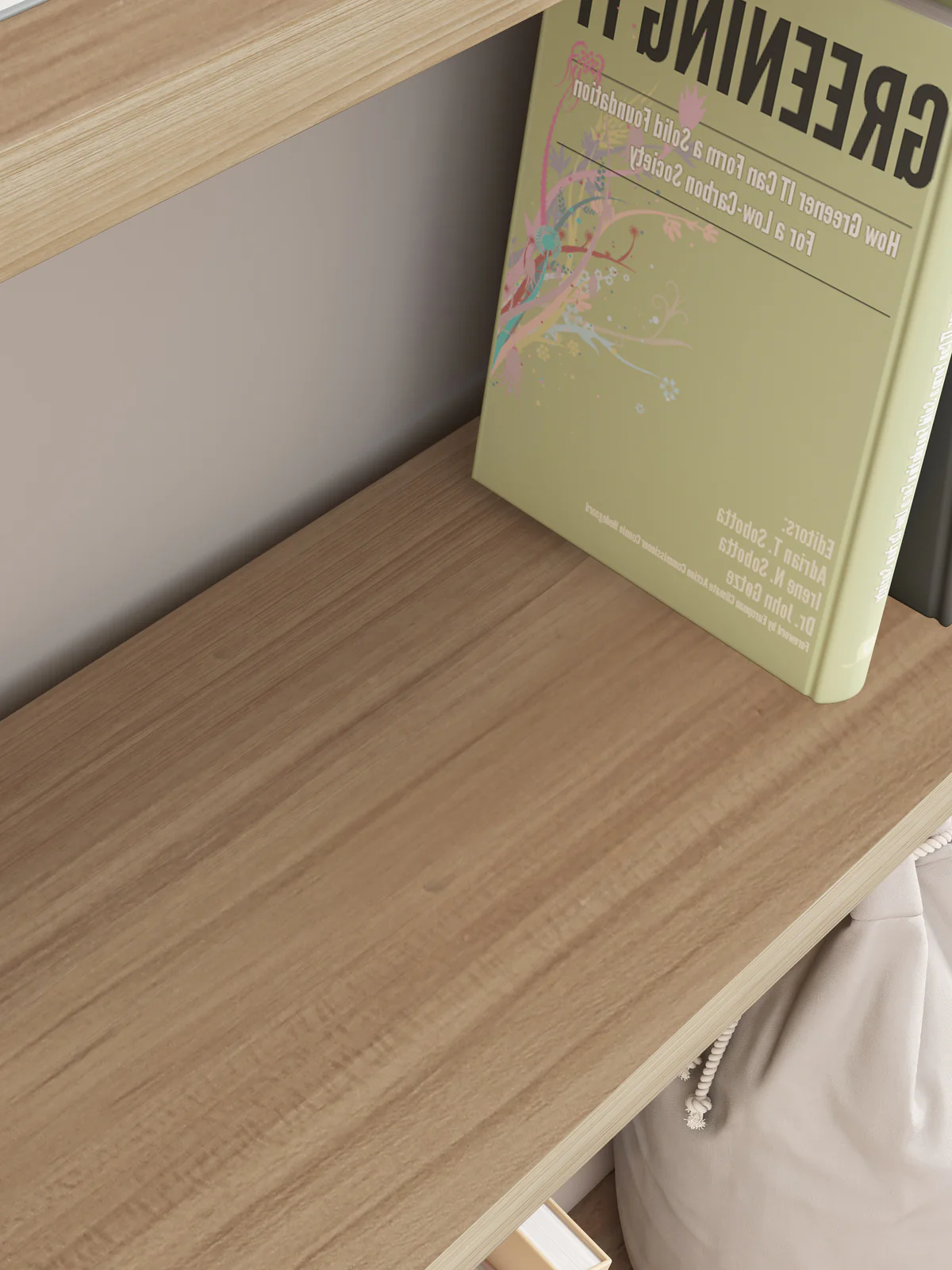 Ambassador Console Table Tall Narrow Bedside Table (Oak) - Image 6