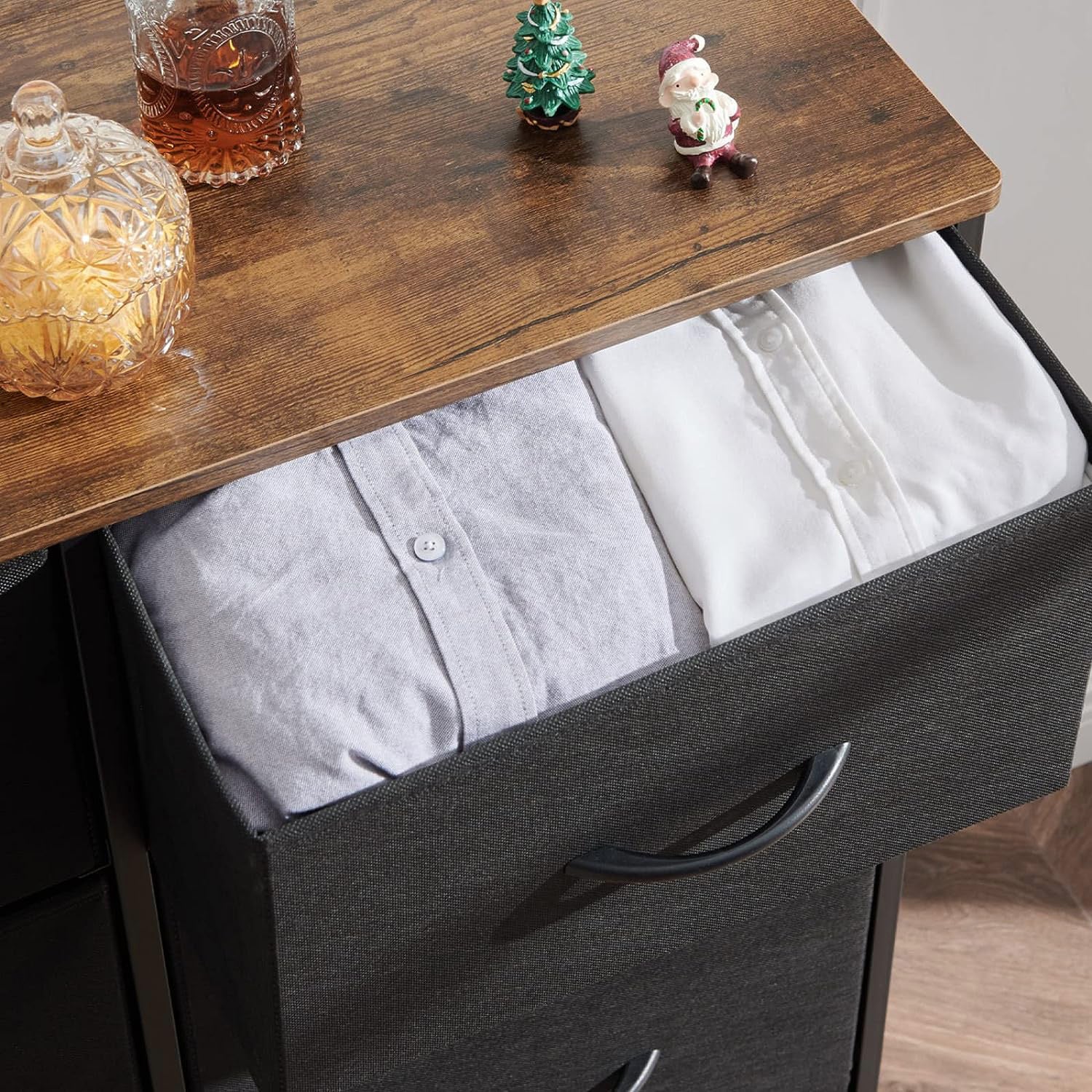 Amenity 8-Drawer Dresser Chest of Drawers Storage Organizer Unit - Image 8