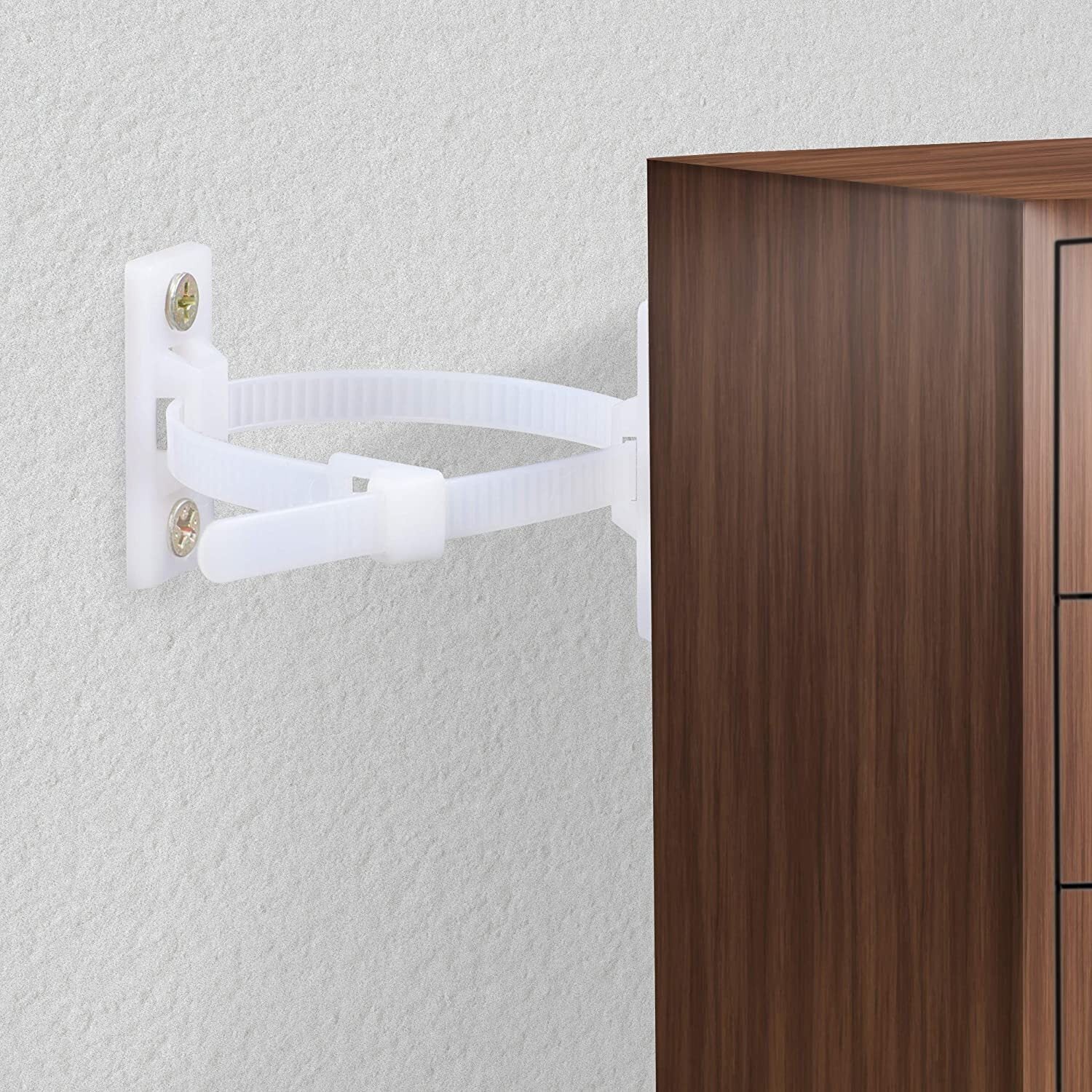Anti-tip Furniture Safety Straps Wall Secure Anchors Baby Proofing Kit - Image 3