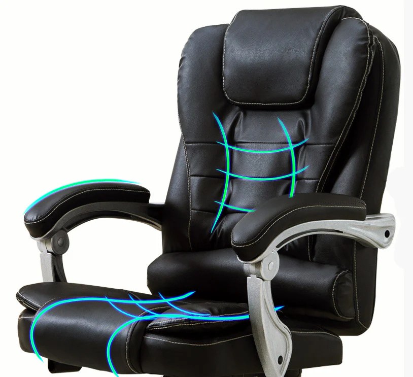 Apex Deluxe Executive Reclining Office Chair (White /Cream) - Image 7