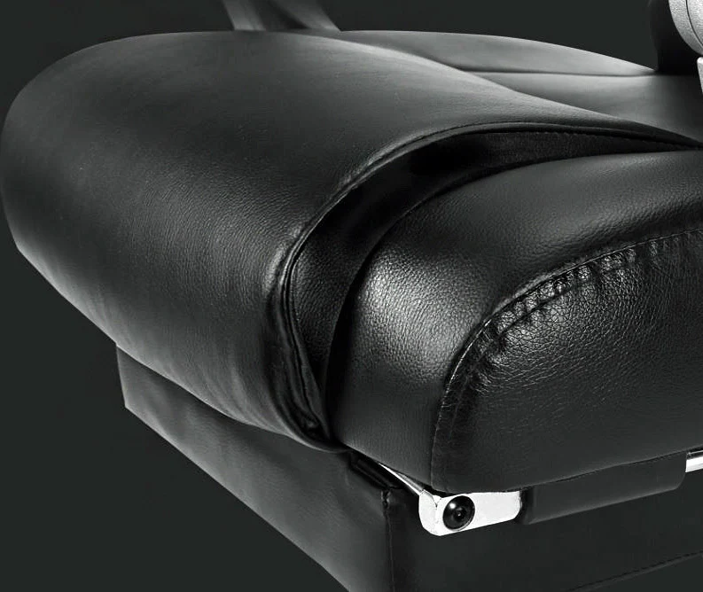 Apex Deluxe Executive Reclining Office Chair with Foot Rest (Black) - Image 9