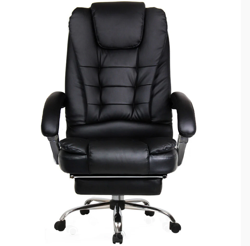 Apex Executive Reclining Office Chair with Foot Rest (Black) - Image 6