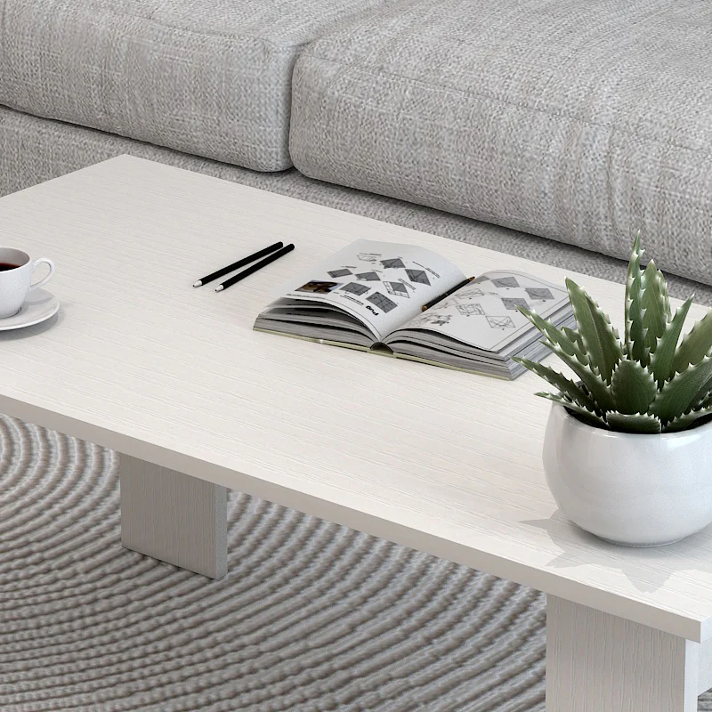 Aphrodite Wooden Coffee Table (White) - Image 3