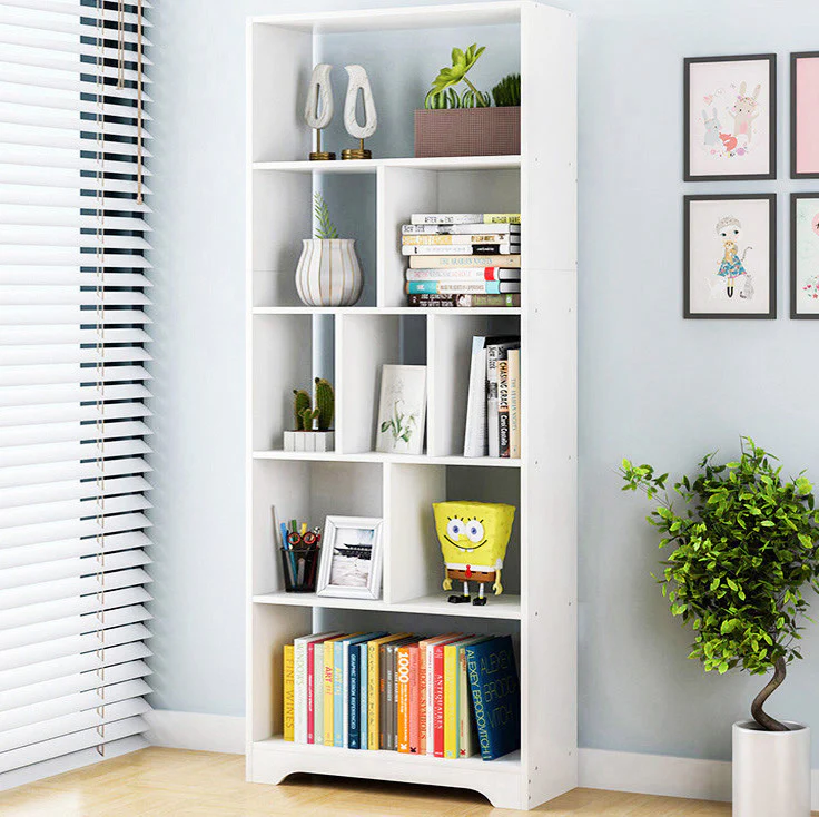 Aurora 1800mm Streamline Tall Display Shelf Bookshelf Organizer (White) - Image 2
