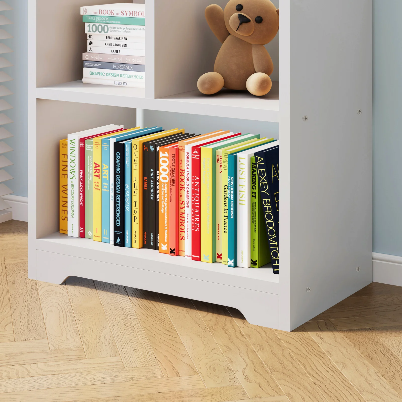 Aurora 1800mm Streamline Tall Display Shelf Bookshelf Organizer (White) - Image 8