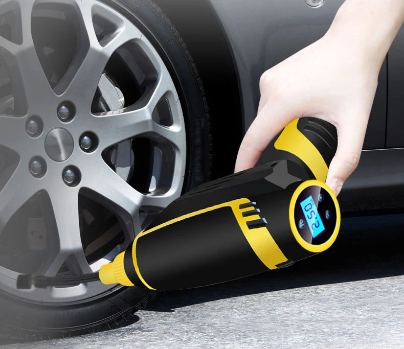 Automatic Air Compressor Handheld Tyre Pump with Cable - Image 2