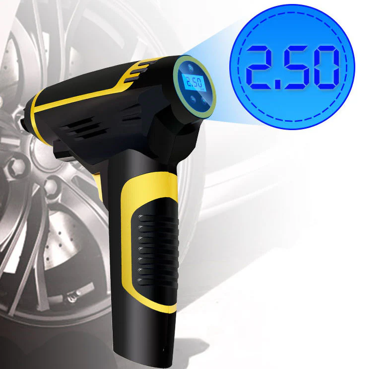 Automatic Air Compressor Handheld Tyre Pump with Cable - Image 5