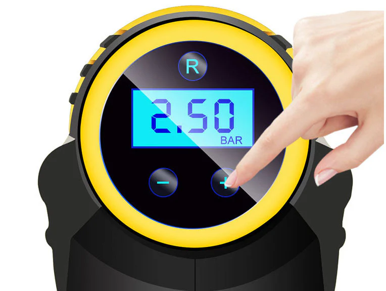 Automatic Air Compressor Handheld Tyre Pump with Cable - Image 6