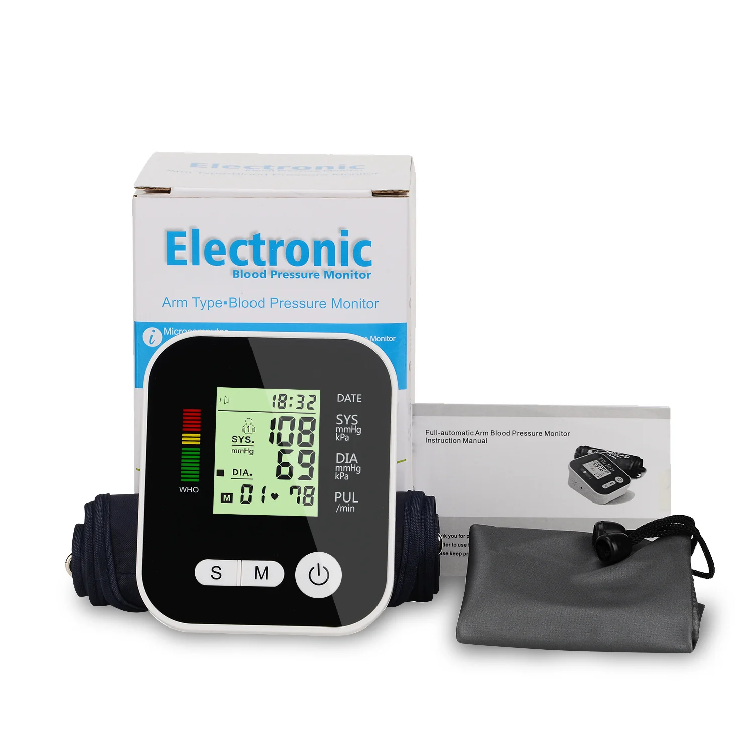 Automatic Arm Blood Pressure Monitor Large LCD - Image 6
