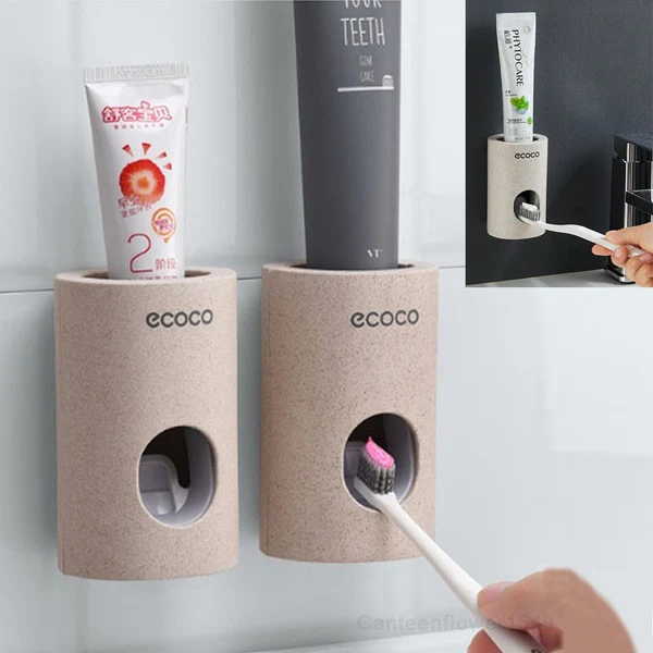 Automatic Toothpaste Dispenser Set Hands Free Non Contact Squeezer - Image 3