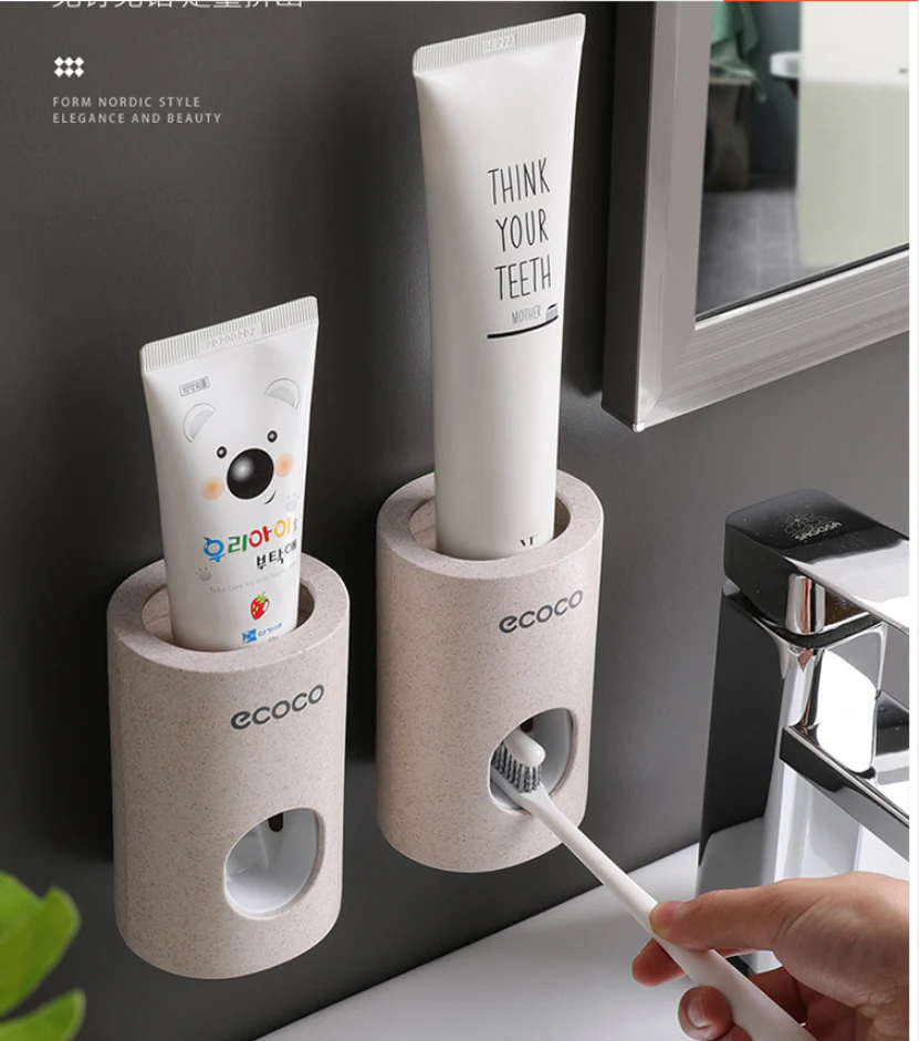 Automatic Toothpaste Dispenser Set Hands Free Non Contact Squeezer - Image 5