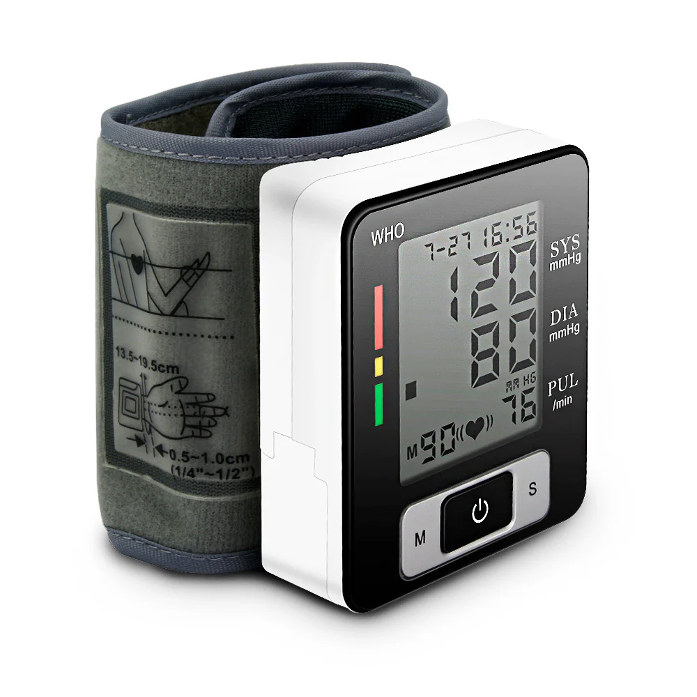 Automatic Wrist Blood Pressure Monitor Large LCD - Image 4