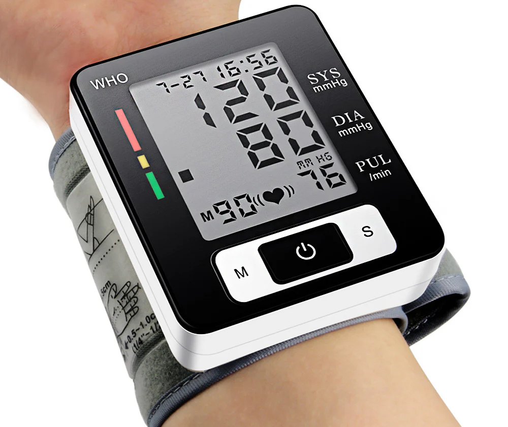 Automatic Wrist Blood Pressure Monitor Large LCD - Image 9