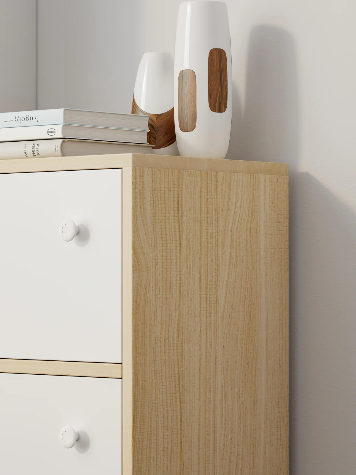 Avidity Utility Storage Cabinet Tallboy Bedside Table - Image 4